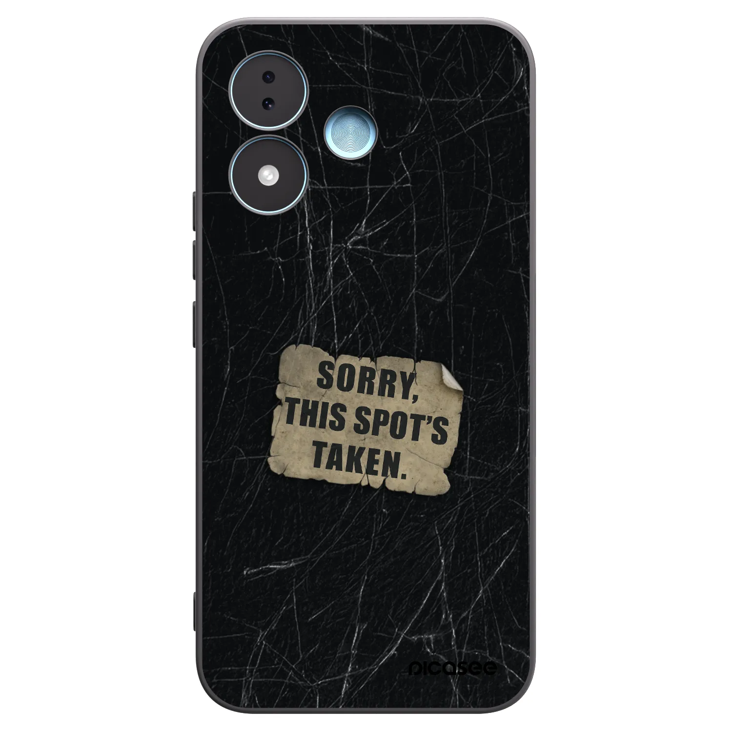 Picasee crna silikonska maskica za Xiaomi Redmi Note 17 5G - SORRY