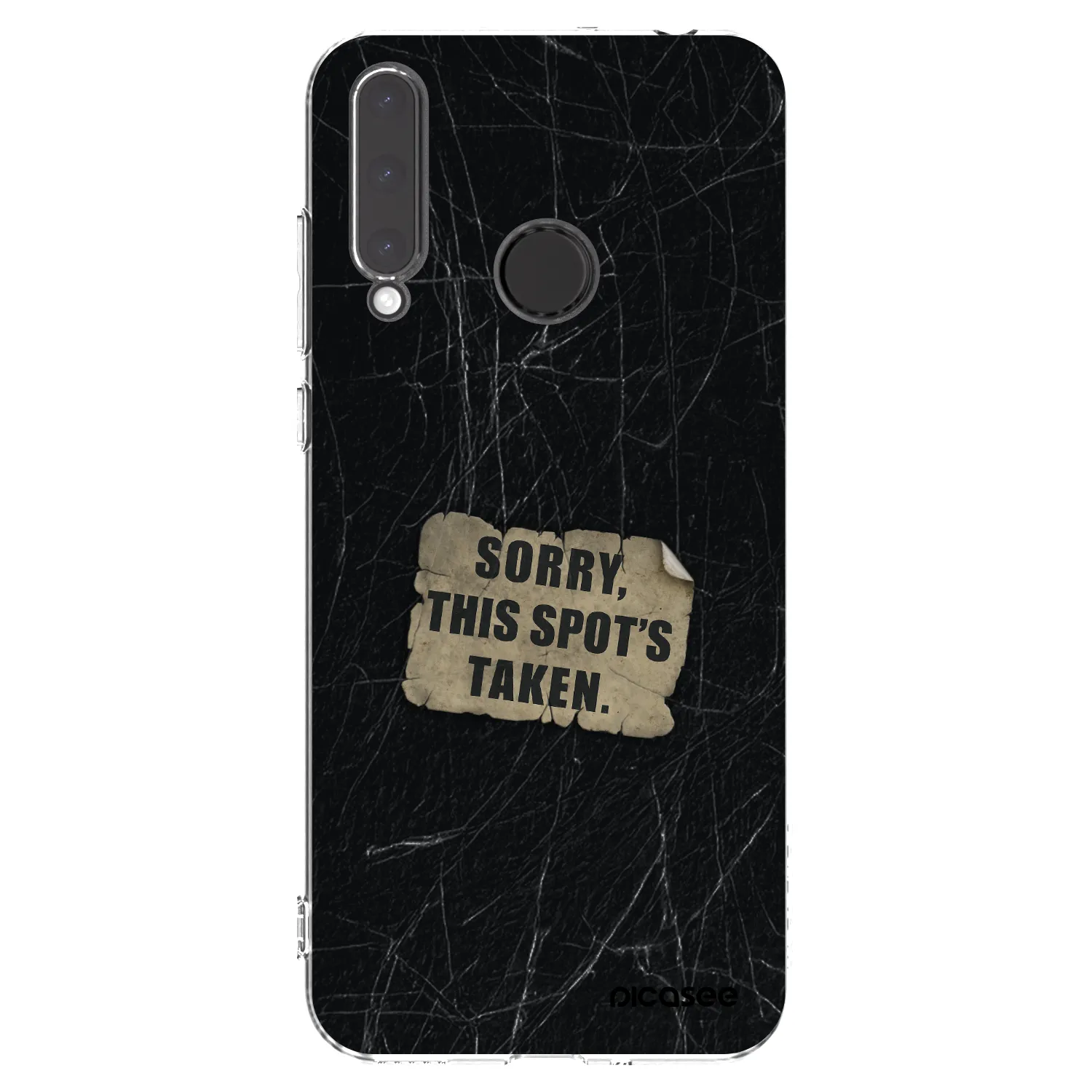 Picasee silikonska prozirna maskica za Honor 20 Lite - SORRY