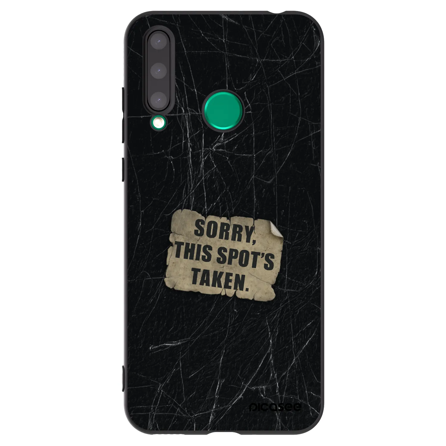 Picasee crna silikonska maskica za Honor 20 Lite - SORRY