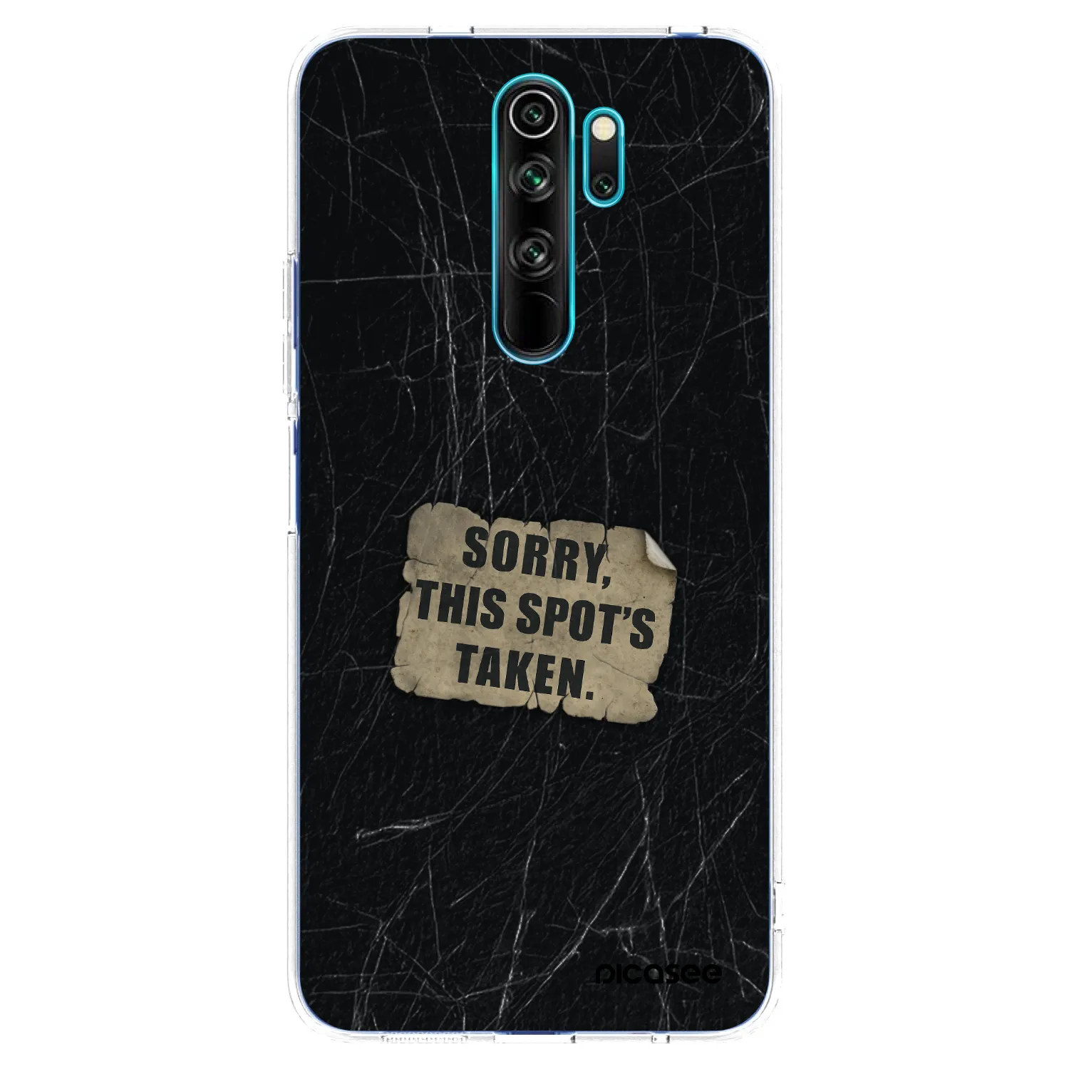 Picasee silikonska prozirna maskica za Xiaomi Redmi Note 8 Pro - SORRY