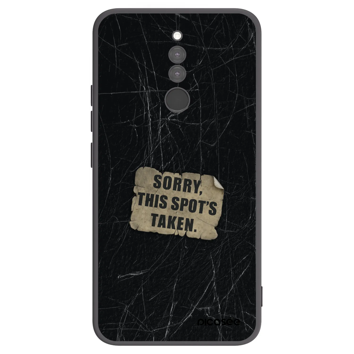 Picasee crna silikonska maskica za Xiaomi Redmi 8 - SORRY