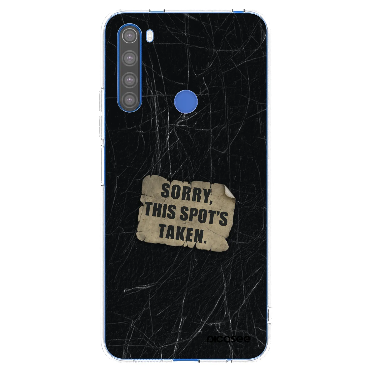 Picasee silikonska prozirna maskica za Xiaomi Redmi Note 8T - SORRY