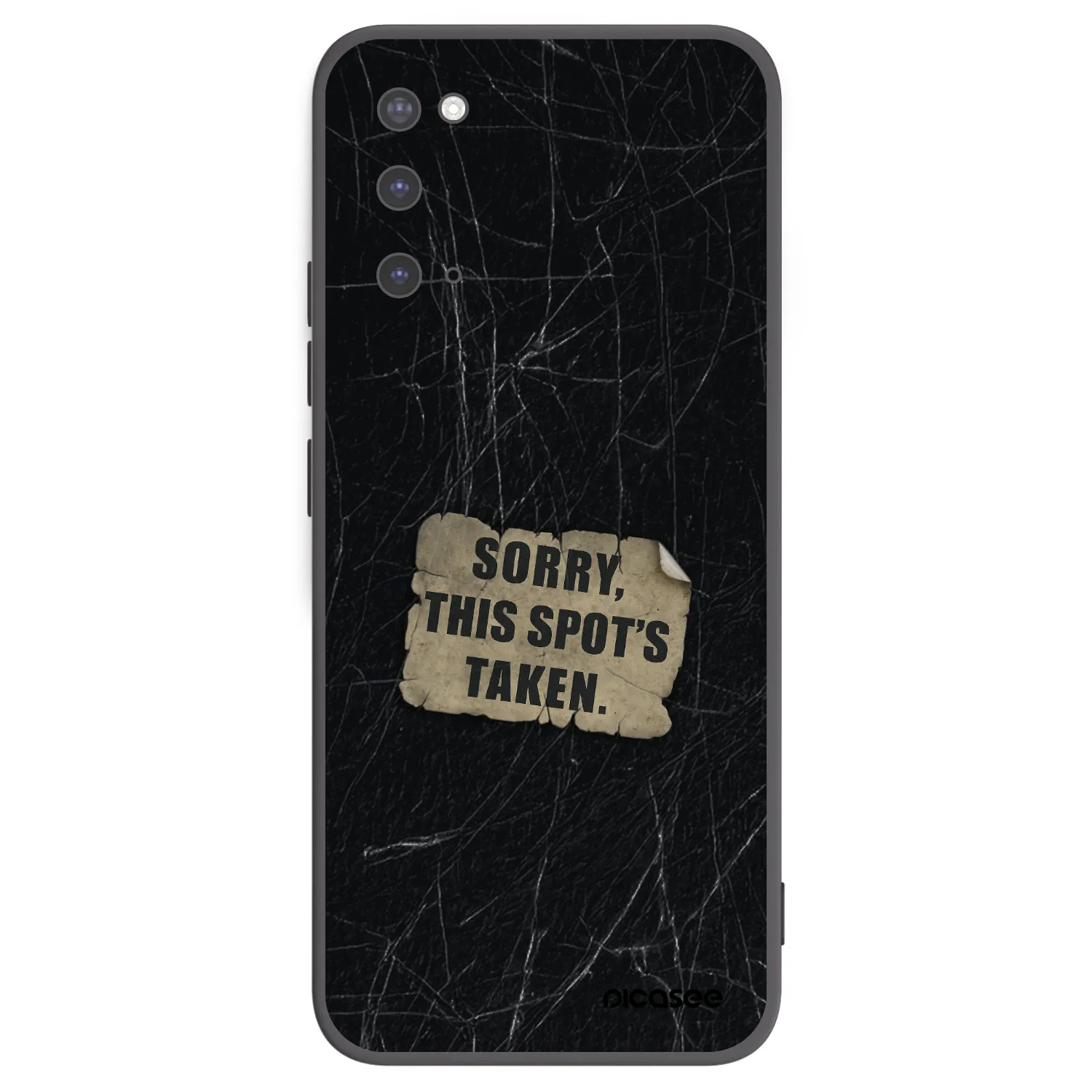 Picasee crna silikonska maskica za Samsung Galaxy S20 G980F - SORRY