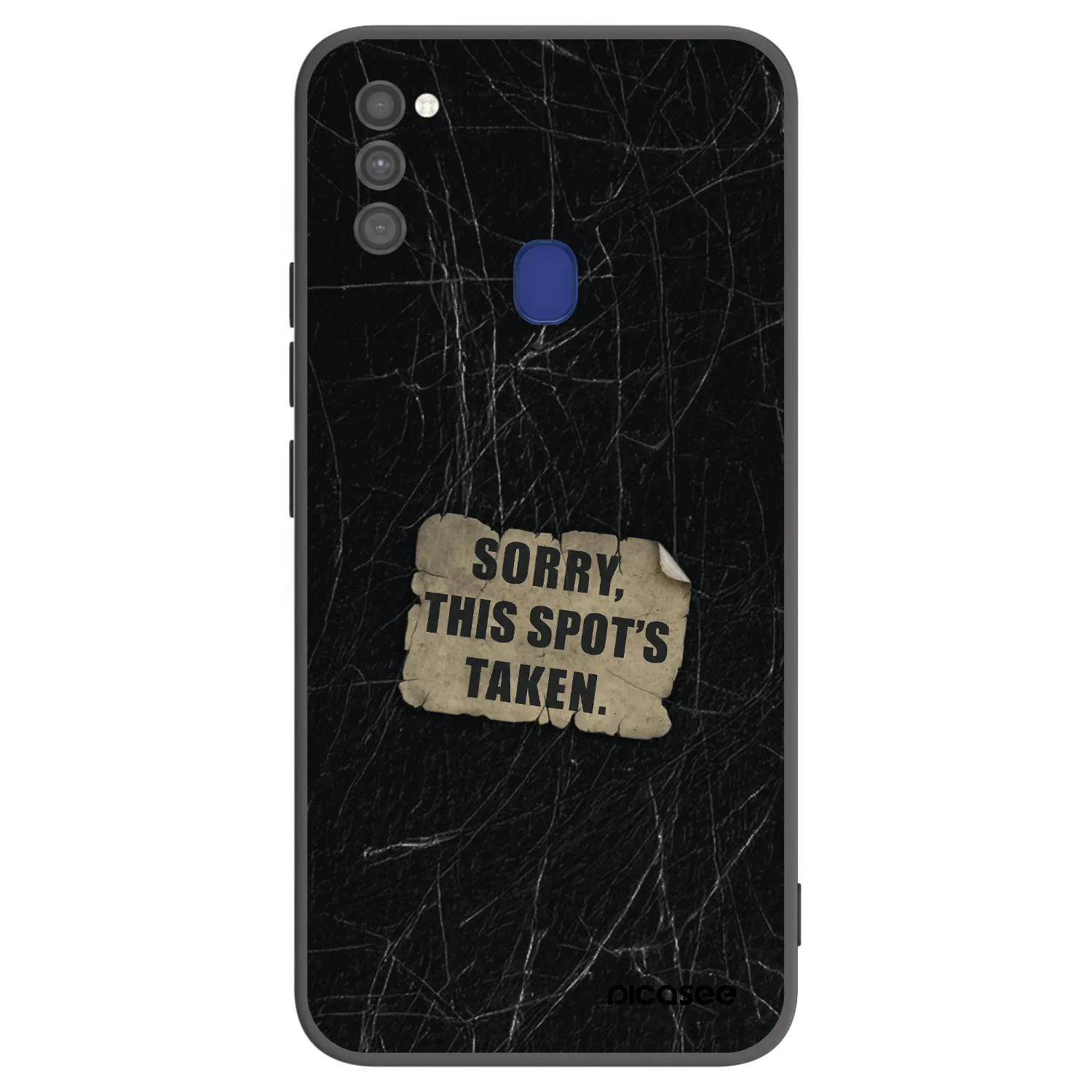 Picasee crna silikonska maskica za Samsung Galaxy M21 M215F - SORRY