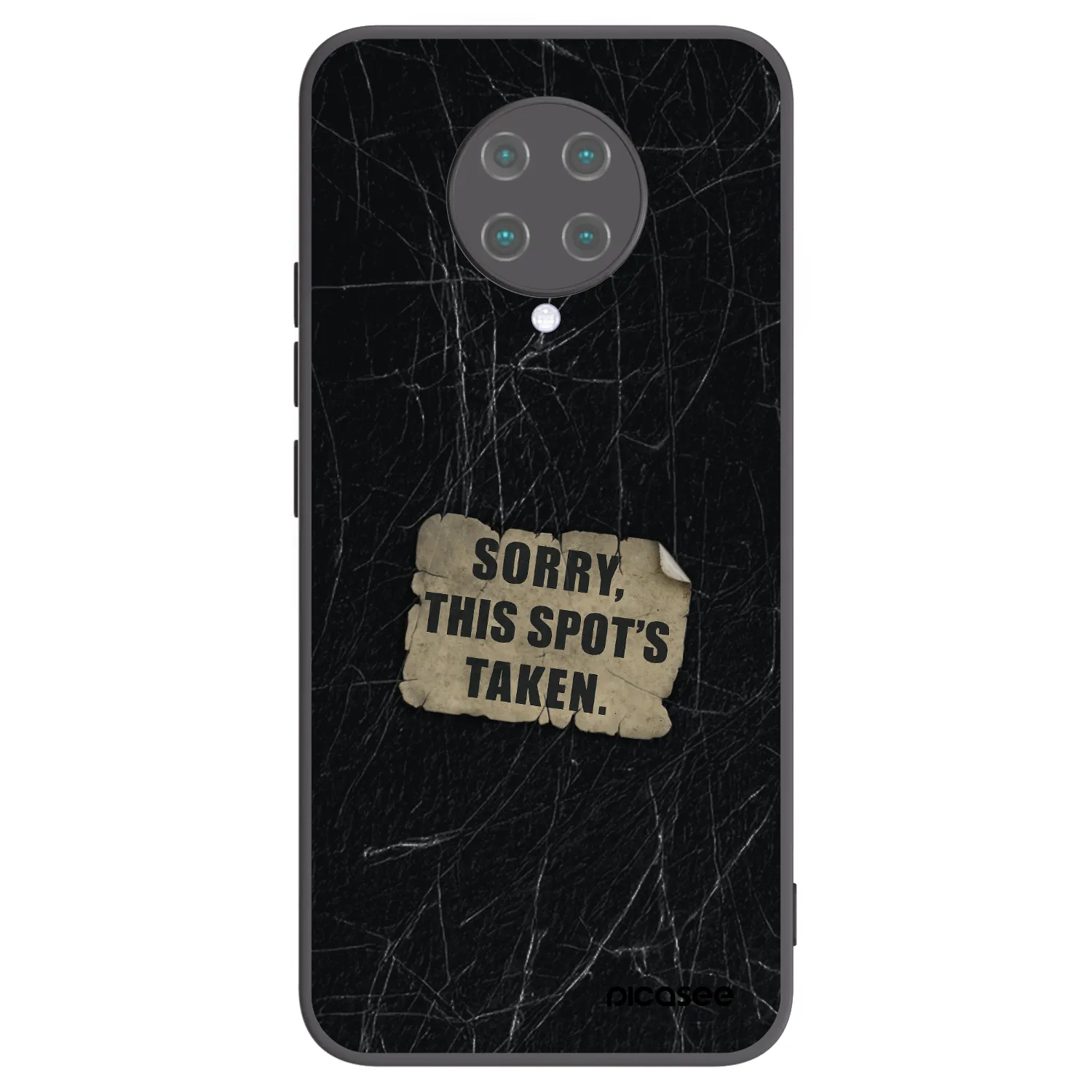 Picasee crna silikonska maskica za Xiaomi Poco F2 Pro - SORRY