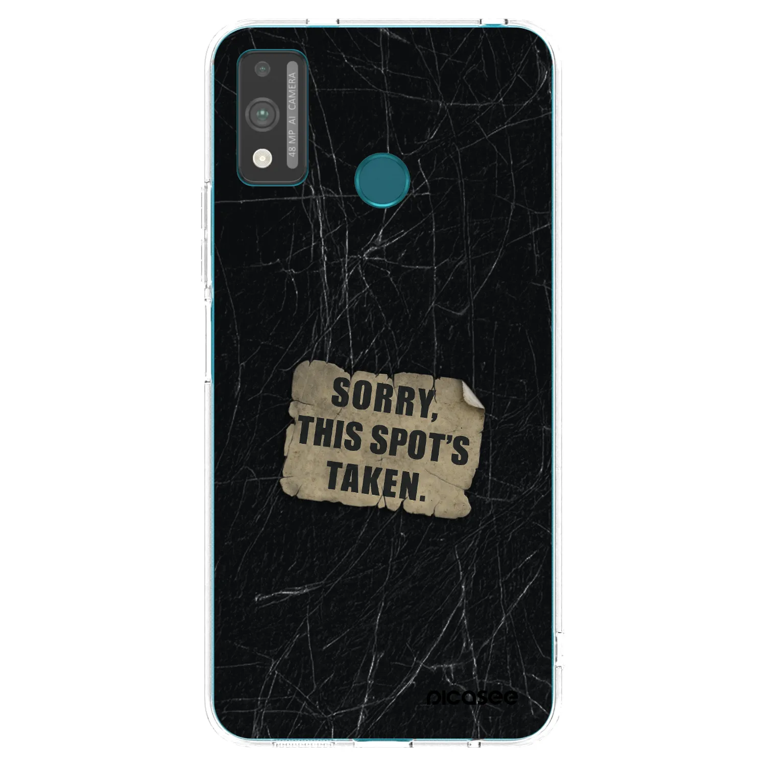 Picasee silikonska prozirna maskica za Honor 9X Lite - SORRY