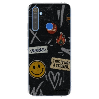 Picasee silikonska prozirna maskica za Realme 5 - STICKERS x TAGS