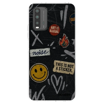 Picasee silikonska prozirna maskica za Xiaomi Redmi 9T - STICKERS x TAGS
