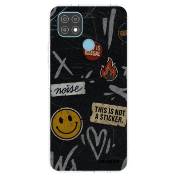Picasee silikonska prozirna maskica za Realme C21 - STICKERS x TAGS