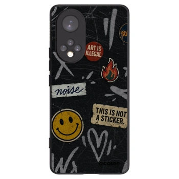 Picasee crna silikonska maskica za Huawei Nova 9 - STICKERS x TAGS