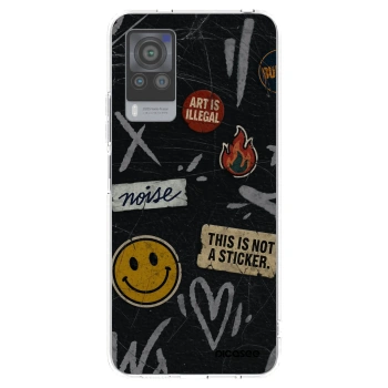 Picasee silikonska prozirna maskica za Vivo X60 Pro 5G - STICKERS x TAGS