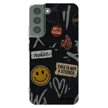 Picasee silikonska prozirna maskica za Samsung Galaxy S22+ 5G - STICKERS x TAGS