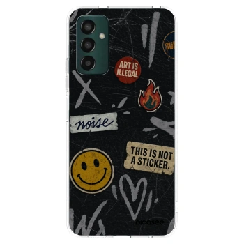 Picasee silikonska prozirna maskica za Samsung Galaxy M13 M135F - STICKERS x TAGS