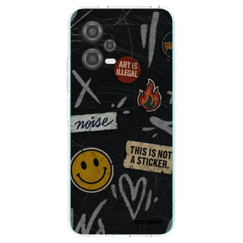 Picasee silikonska prozirna maskica za Xiaomi Poco X5 - STICKERS x TAGS