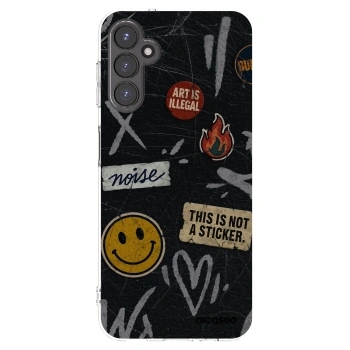 Picasee silikonska prozirna maskica za Samsung Galaxy A14 5G A146P - STICKERS x TAGS