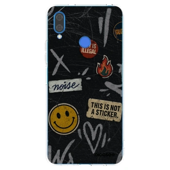 Picasee silikonska prozirna maskica za Huawei Nova 3 - STICKERS x TAGS
