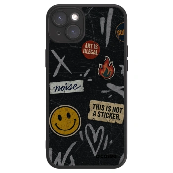 Picasee ULTIMATE CASE za Apple iPhone 15 Plus - STICKERS x TAGS