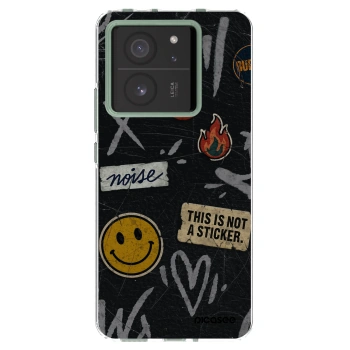 Picasee silikonska prozirna maskica za Xiaomi 13T - STICKERS x TAGS
