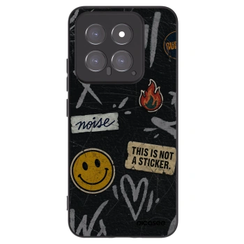 Picasee crna silikonska maskica za Xiaomi 14 - STICKERS x TAGS