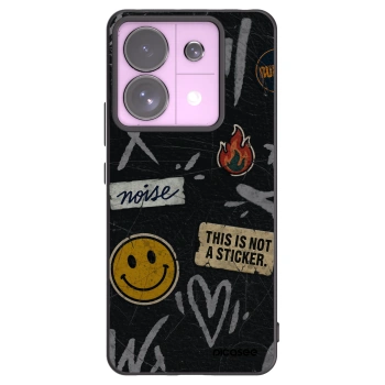 Picasee crna silikonska maskica za Xiaomi Redmi Note 13 Pro 5G - STICKERS x TAGS