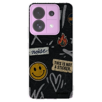 Picasee silikonska prozirna maskica za Xiaomi Redmi Note 13 Pro 5G - STICKERS x TAGS