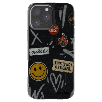 Picasee silikonska prozirna maskica za Apple iPhone 16 Pro Max - STICKERS x TAGS