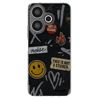 Picasee silikonska prozirna maskica za Xiaomi Redmi 13 4G - STICKERS x TAGS