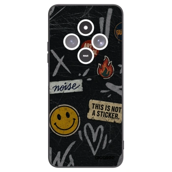 Picasee crna silikonska maskica za Xiaomi Redmi 14C - STICKERS x TAGS