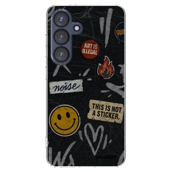 Picasee silikonska prozirna maskica za Samsung Galaxy S25 5G - STICKERS x TAGS