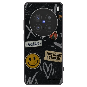 Picasee crna silikonska maskica za Vivo X200 Pro - STICKERS x TAGS