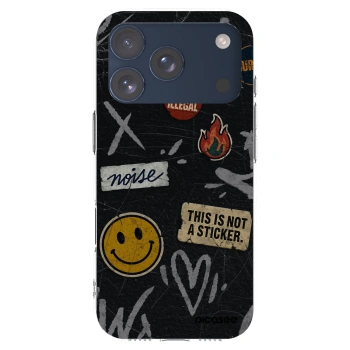 Picasee silikonska prozirna maskica za Apple iPhone 17 Pro - STICKERS x TAGS