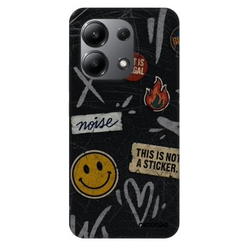 Picasee Fashion Case za Xiaomi Redmi Note 13 4G - STICKERS x TAGS