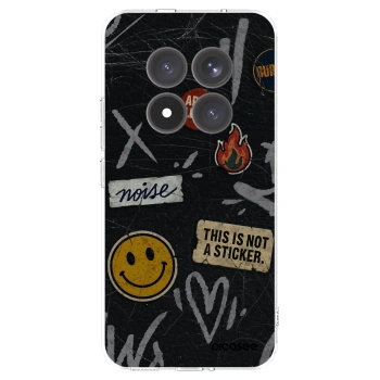 Picasee silikonska prozirna maskica za Xiaomi Redmi Note 15 Pro+ - STICKERS x TAGS