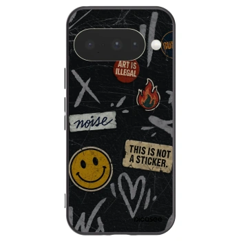 Picasee crna silikonska maskica za Google Pixel 10 - STICKERS x TAGS