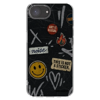 Picasee silikonska prozirna maskica za Apple iPhone 17e - STICKERS x TAGS