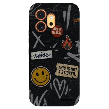 Picasee crna silikonska maskica za Honor 600 - STICKERS x TAGS