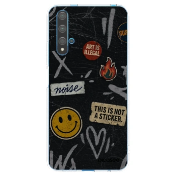 Picasee silikonska prozirna maskica za Huawei Nova 5T - STICKERS x TAGS