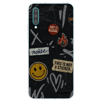 Picasee silikonska prozirna maskica za Samsung Galaxy A30s A307F - STICKERS x TAGS