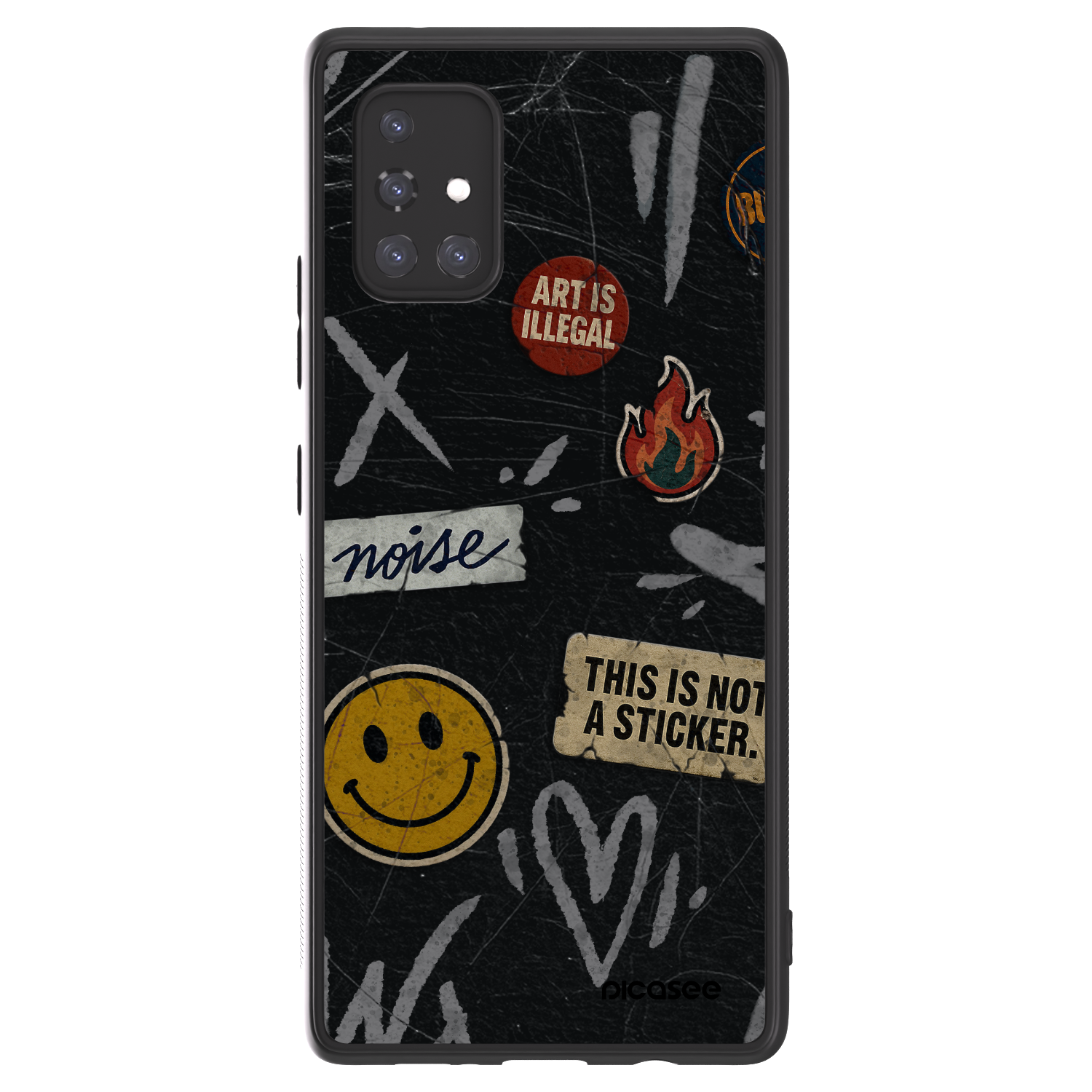 Picasee ULTIMATE CASE za Samsung Galaxy A71 A715F - STICKERS x TAGS