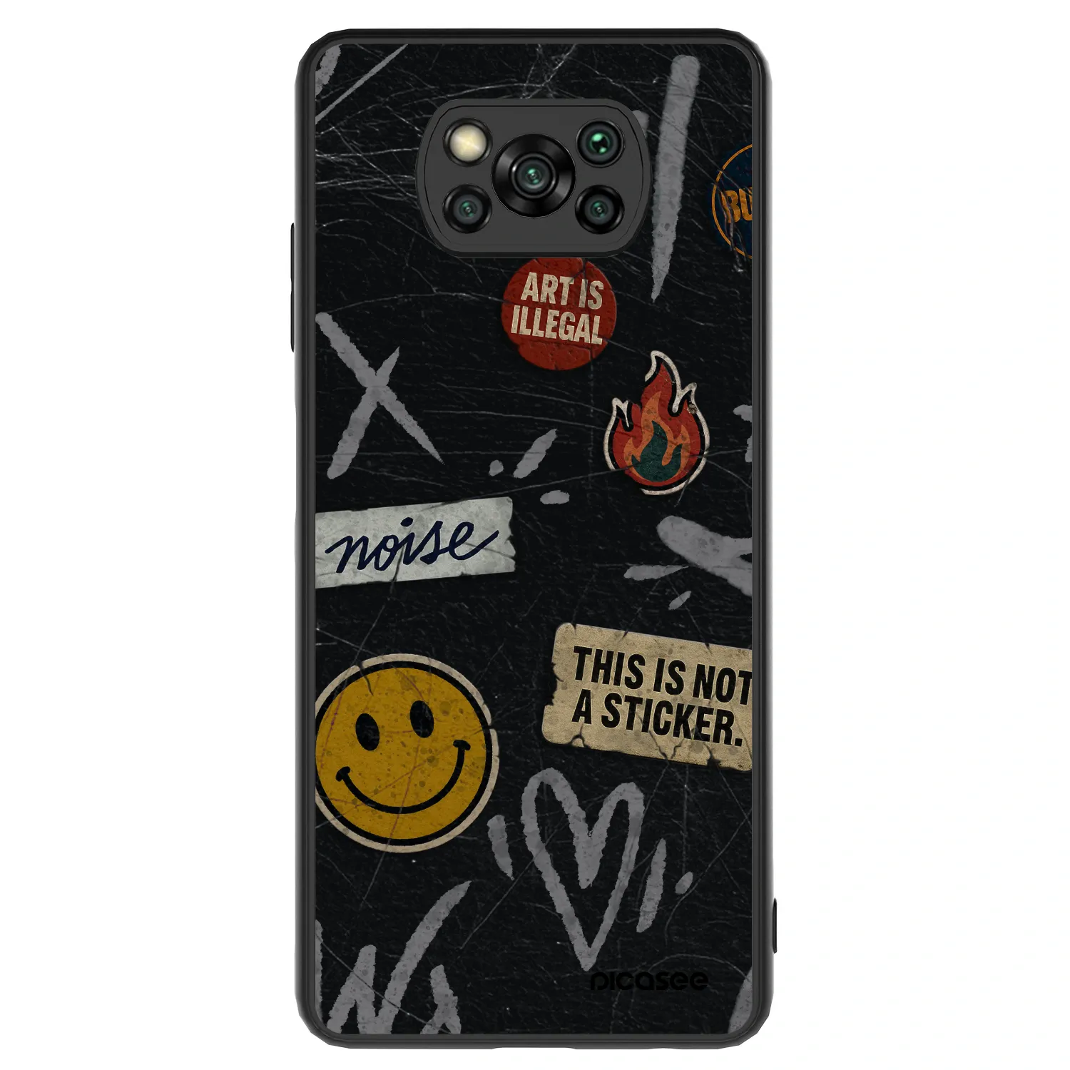 Picasee ULTIMATE CASE za Xiaomi Poco X3 - STICKERS x TAGS