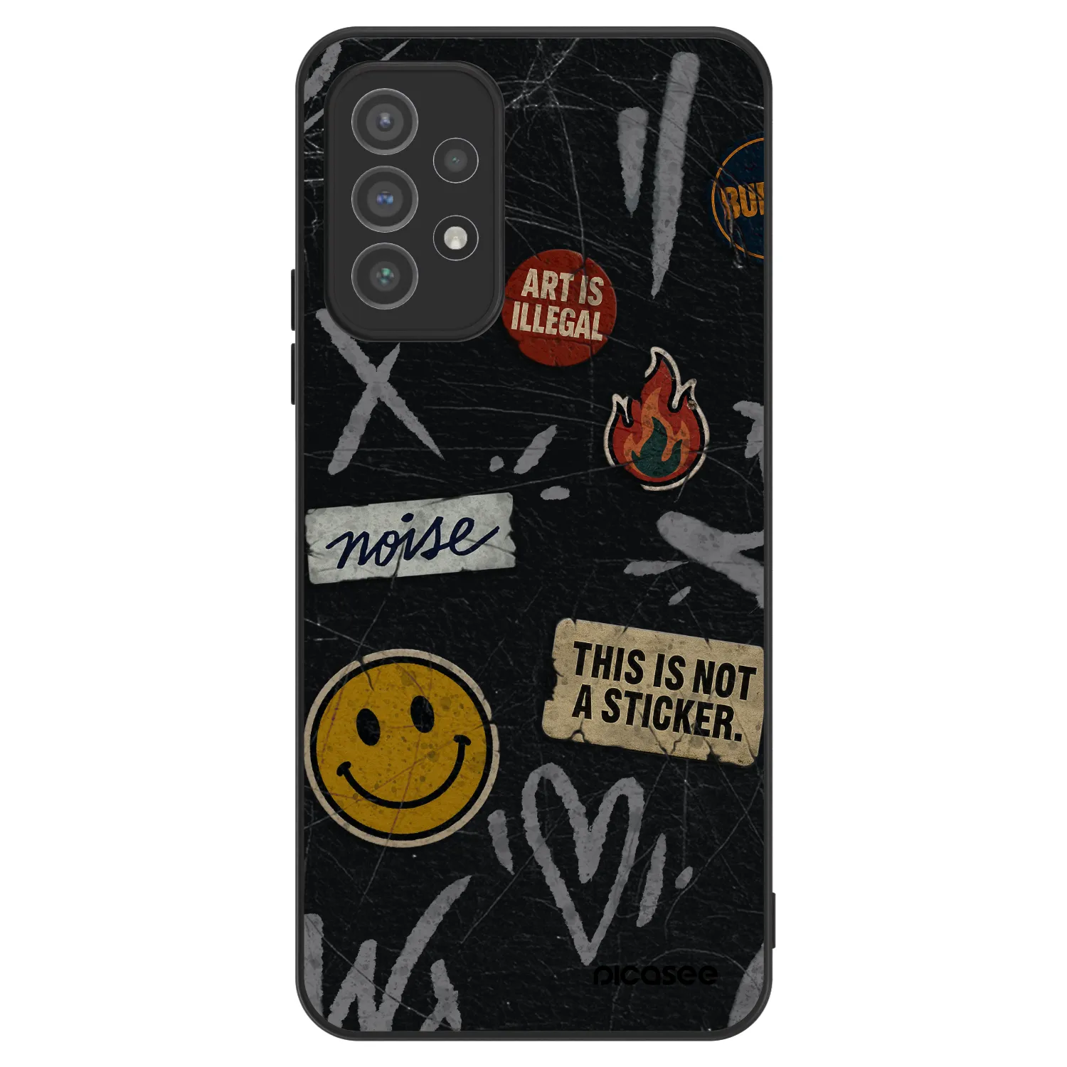 Picasee ULTIMATE CASE za Samsung Galaxy A72 A725F - STICKERS x TAGS