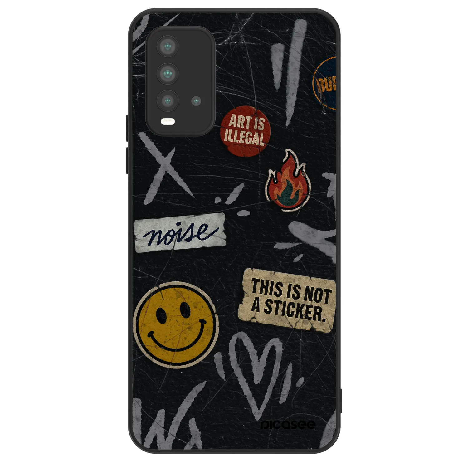 Picasee ULTIMATE CASE za Xiaomi Redmi 9T - STICKERS x TAGS