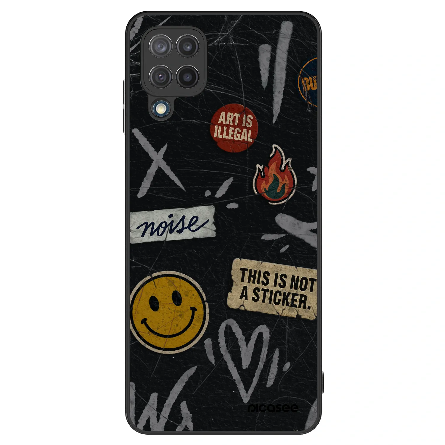 Picasee ULTIMATE CASE za Samsung Galaxy M12 M127F - STICKERS x TAGS