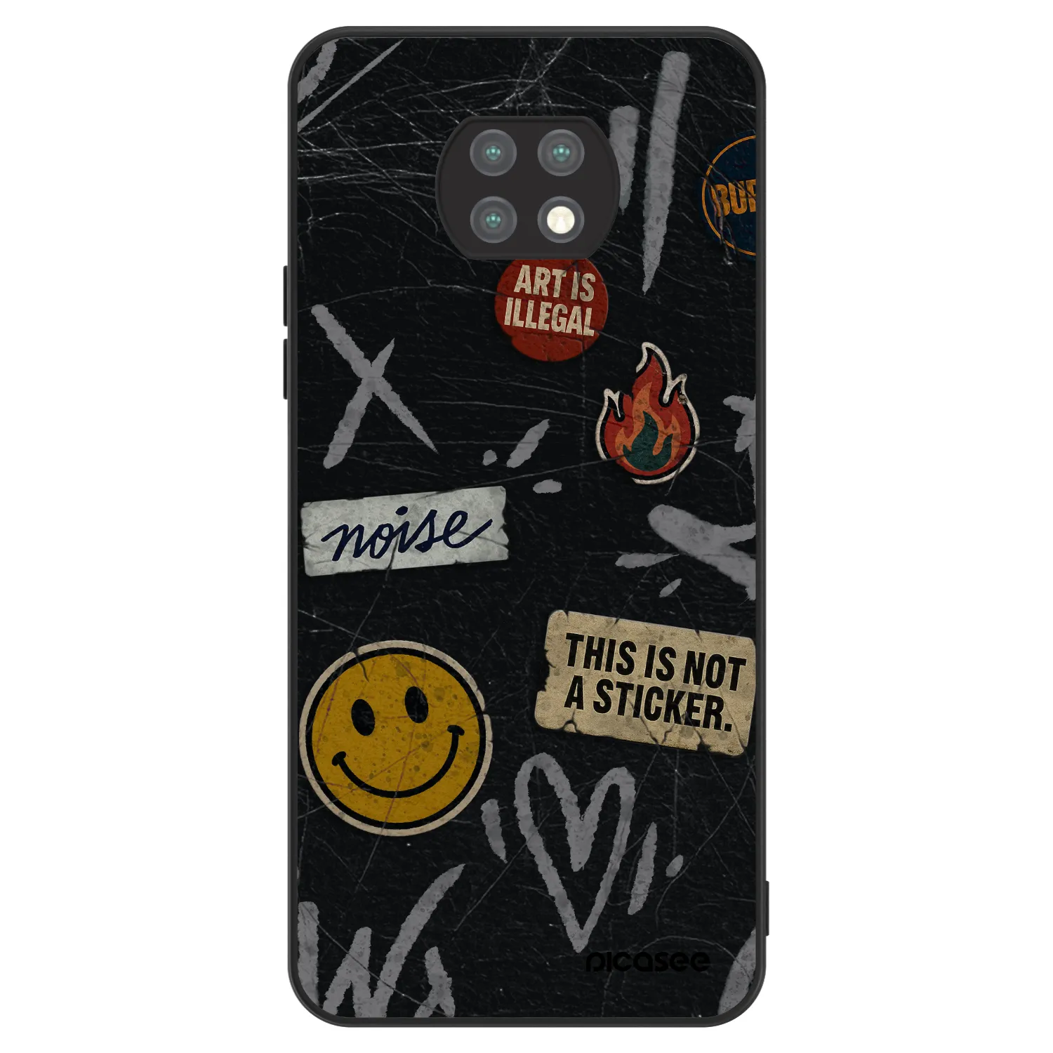 Picasee ULTIMATE CASE za Xiaomi Redmi Note 9T - STICKERS x TAGS