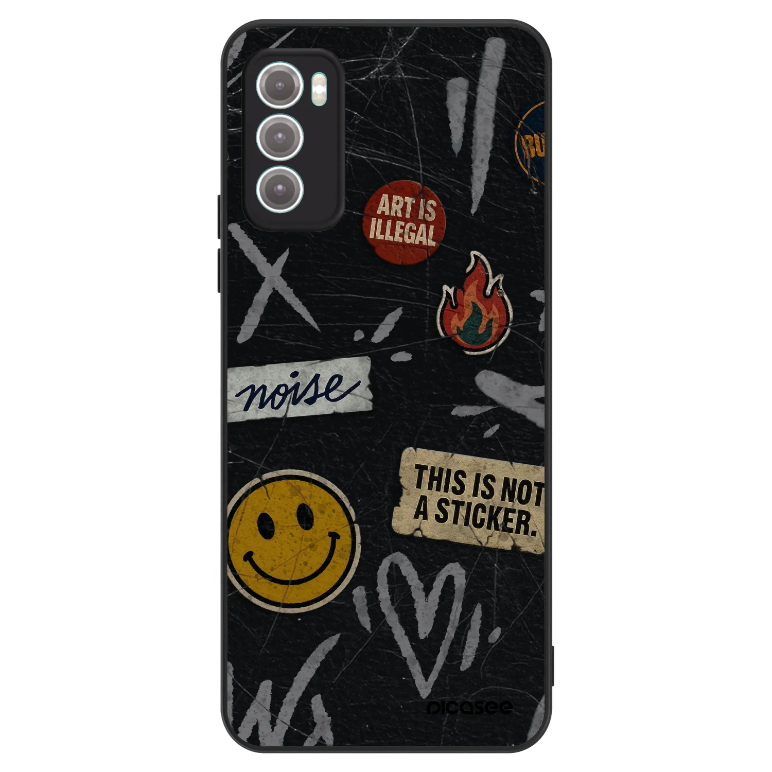 Picasee ULTIMATE CASE za Motorola Moto G60 - STICKERS x TAGS