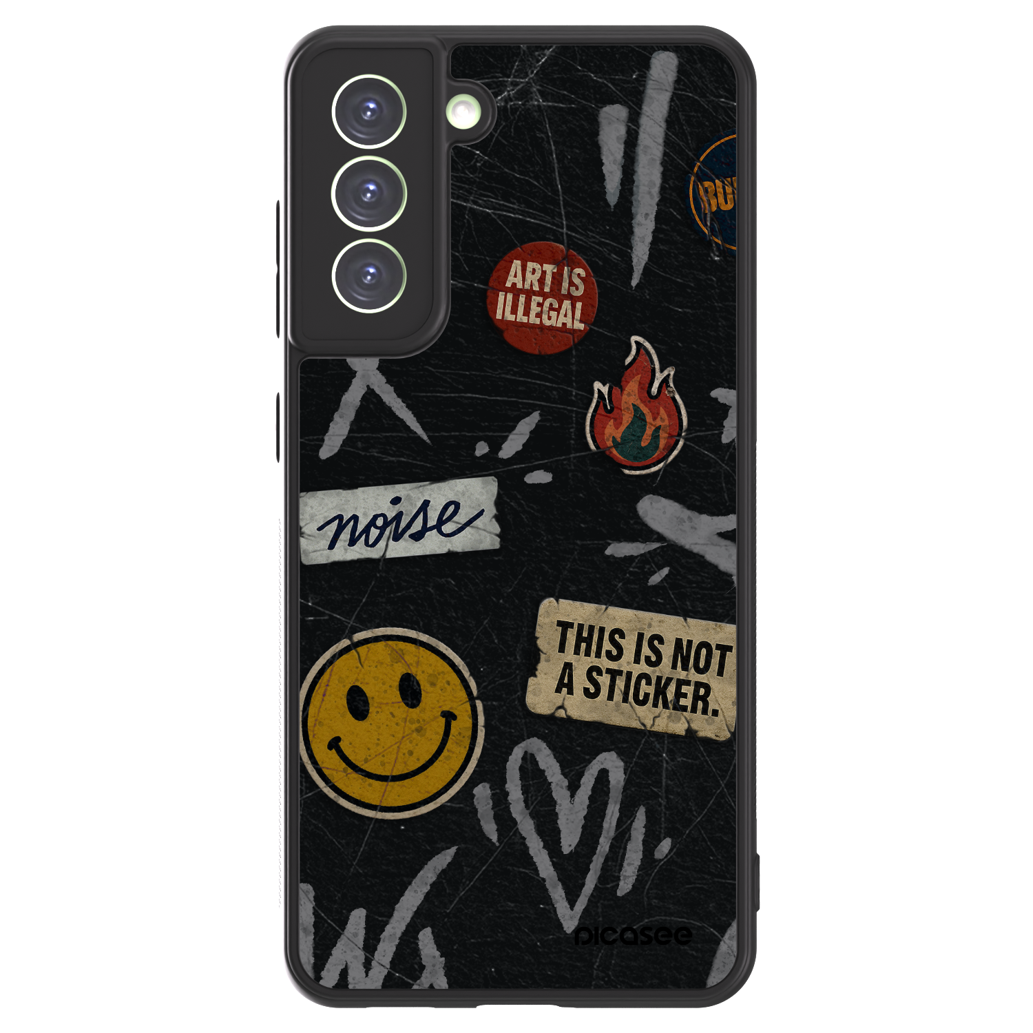 Picasee ULTIMATE CASE za Samsung Galaxy S21 FE 5G - STICKERS x TAGS