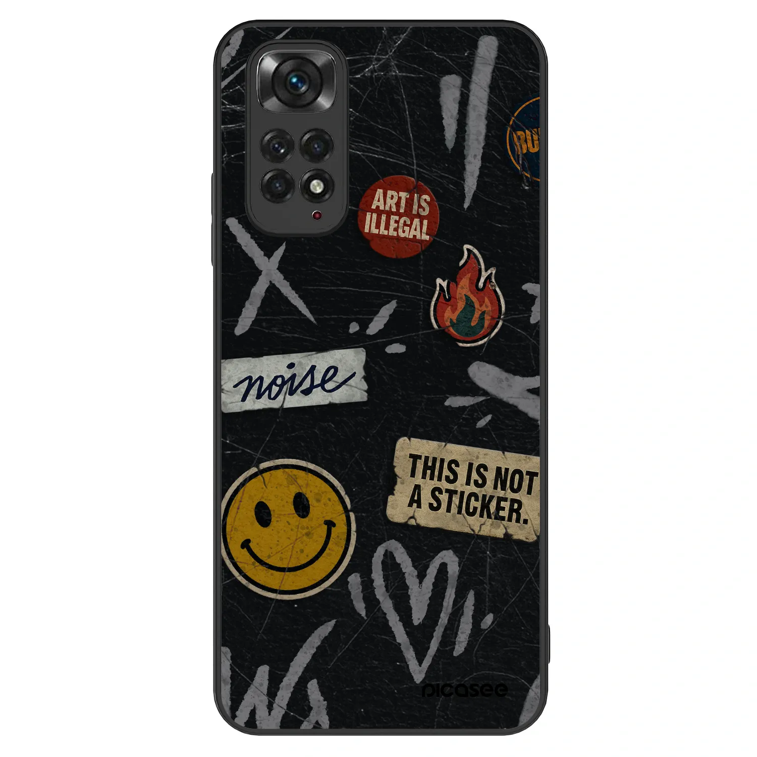 Picasee ULTIMATE CASE za Xiaomi Redmi Note 11S 4G - STICKERS x TAGS