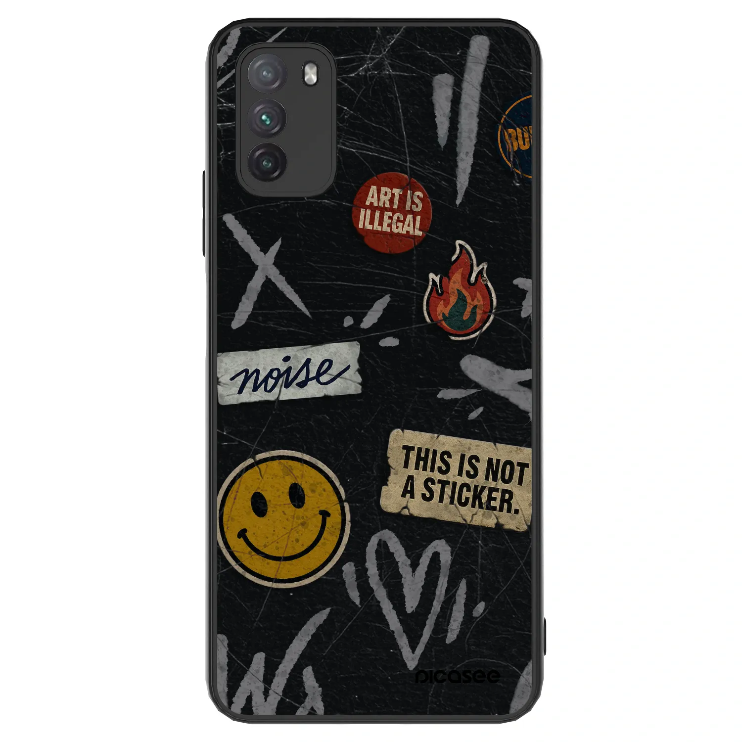 Picasee ULTIMATE CASE za Xiaomi Poco M3 - STICKERS x TAGS