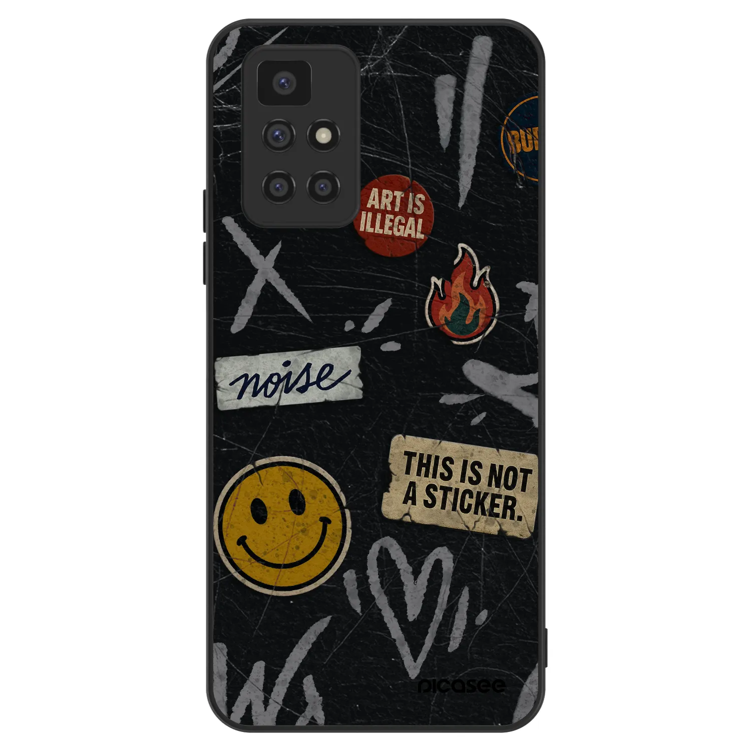 Picasee ULTIMATE CASE za Xiaomi Redmi 10 (2022) - STICKERS x TAGS