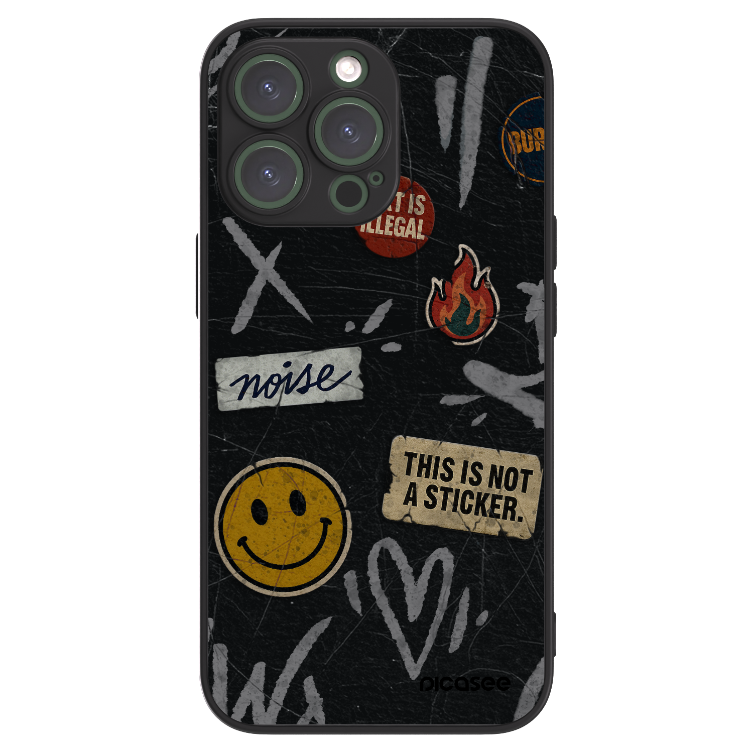 Picasee ULTIMATE CASE MagSafe za Apple iPhone 13 Pro - STICKERS x TAGS